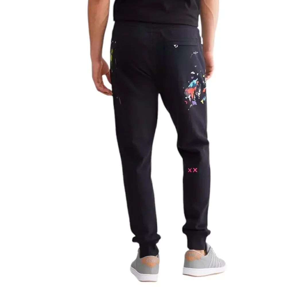 New Men’s Cult Of Individuality Splatter Jogger Size S